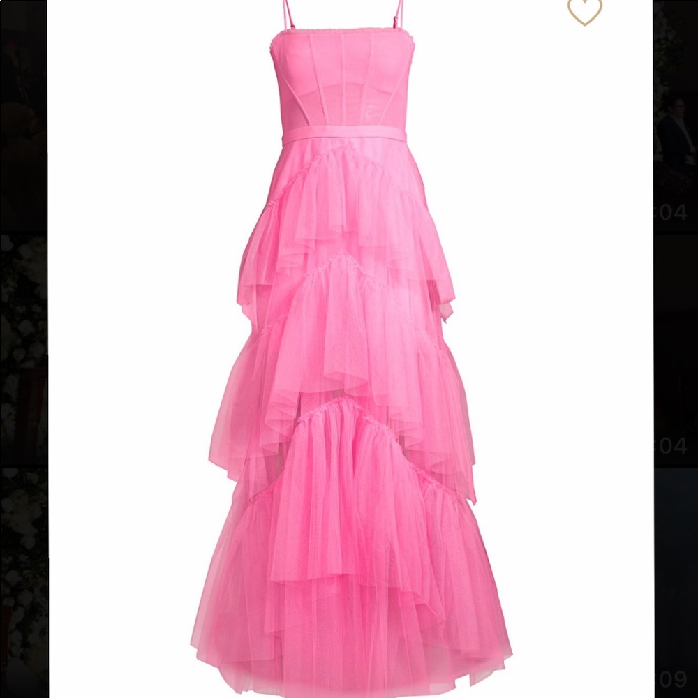 BCBGMAXAZRIA
Tulle Corset Essential Gown hot pink